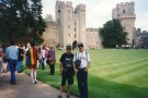 James and Angelo in Warwick Castle
