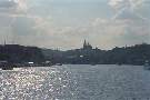 Vista Castello di Praga dal fiume