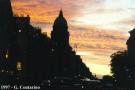 Tramonto su Edimburgo